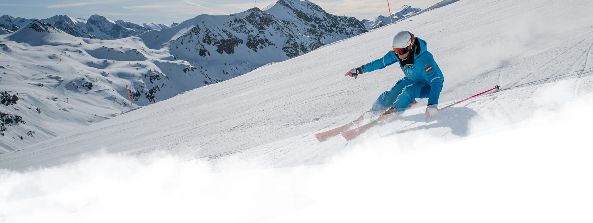 Silvia Grillitsch auf der Piste in Obertauern