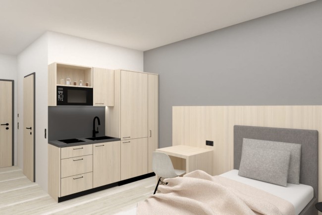 Wohn- und Schlafbereich  © GMP Architektur ZT GmbH